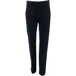 NWT LANDS' END MEN'S TAILORED‎ FIT NO IRON CHINO PANTS CLASSIC NAVY 35